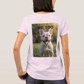 Customized with 2 and text T-Shirt (Rückseite)