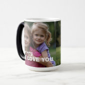 Customized with 2 and text verwandlungstasse (Vorderseite Links)