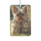 Customized with two photos autolufterfrischer (Rückseite)