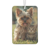Customized with two photos autolufterfrischer (Rückseite)