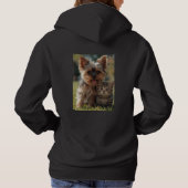 Customized with two photos hoodie (Rückseite)