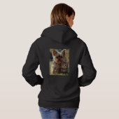Customized with two photos hoodie (Schwarz voll)