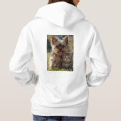 Customized with two photos hoodie (Rückseite)