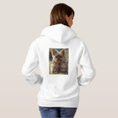 Customized with two photos hoodie (Schwarz voll)
