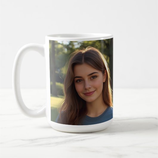 Customized with two photos kaffeetasse (Links)