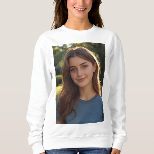 Customized with two photos sweatshirt (Vorderseite)