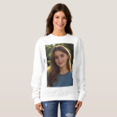 Customized with two photos sweatshirt (Vorne ganz)