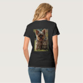 Customized with two photos T-Shirt (Rückseite Vollansicht)