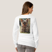 Customized with two photos T-Shirt (Schwarz voll)