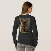 Customized with two photos T-Shirt (Schwarz voll)