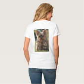 Customized with two photos T-Shirt (Rückseite Vollansicht)