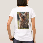 Customized with two photos T-Shirt (Rückseite)