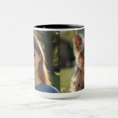 Customized with two photos tasse (Zentrum)