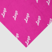 Customized Your Own Logo Stylish Modern Minimal Seidenpapier (Detail)