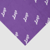 Customized Your Own Logo Stylish Modern Minimal Seidenpapier (Detail)