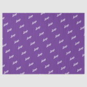 Customized Your Own Logo Stylish Modern Minimal Seidenpapier (Vorderseite)