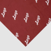 Customized Your Own Logo Stylish Modern Minimal Seidenpapier (Detail)