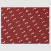 Customized Your Own Logo Stylish Modern Minimal Seidenpapier (Vorderseite)