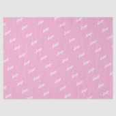 Customized Your Own Logo Stylish Modern Minimal Seidenpapier (Vorderseite)