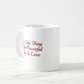 Customized Your Own Quotes Stylish Modern Minimal  Kaffeetasse (Vorderseite Links)