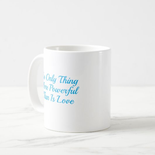 Customized Your Own Quotes Stylish Modern Minimal  Kaffeetasse (Vorderseite Links)