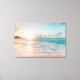 CustomizeDigital-Malerei - Sea Beach Sunset Leinwanddruck