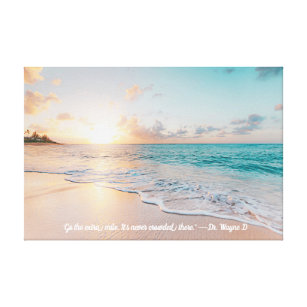 CustomizeDigital-Malerei - Sea Beach Sunset Leinwanddruck