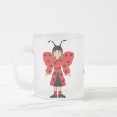 Customizing Me — Mädchen in Lady Bug Kostüme Mattglastasse (Links)