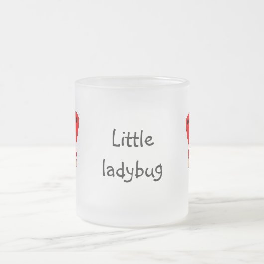Customizing Me — Mädchen in Lady Bug Kostüme Mattglastasse (Mittel)