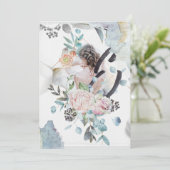 Customizsible Wedding design Einladung (Stehend Vorderseite)