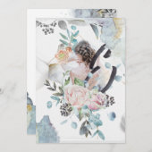 Customizsible Wedding design Einladung (Vorne/Hinten)