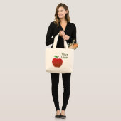 #CustomLogoToteBag Jumbo Stoffbeutel (Vorderseite (Model))