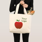 #CustomLogoToteBag Jumbo Stoffbeutel (Vorderseite (Produkt))
