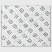 #CustomLogoWrappingPaper Geschenkpapier (Flach)