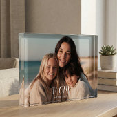 CustomMom Established Modern Script  Fotoblock