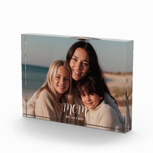 CustomMom Established Modern Script  Fotoblock (Rechts)