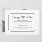 CustomPhoto|Änderung von Plänen|Zurückgestellte An Einladung (Vorne/Hinten)