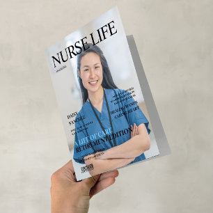 CustomPhoto-Magazin Krankenpfleger Ruhestandsankün Karte