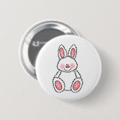 CUSTOMPINKFLUFBUNNY BUTTON (Vorne & Hinten)