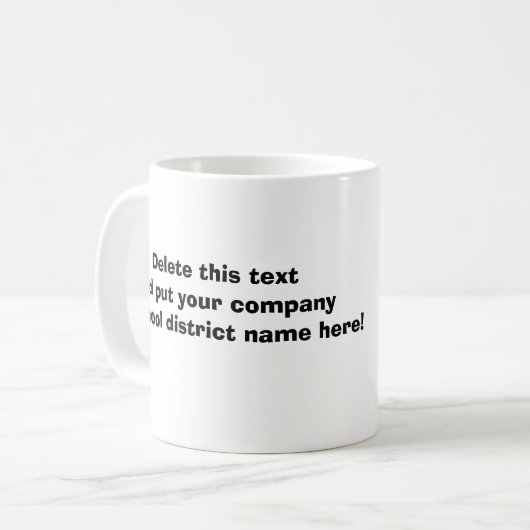 customschoolbuswithstopsignmug kaffeetasse (Vorderseite Links)