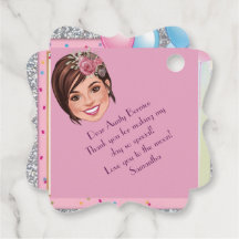 CustomSweet 16 Karikatur Einladung mit Balloons