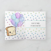 CustomText/ Birthday Kawaii Food Toast Niedlich He Karte (Innenseite)
