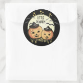 CustomVintage Halloween Pumpkin Stickers (Tasche)
