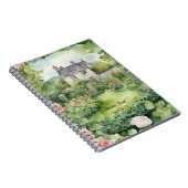 Custon Ästhetische Wasserfarbe Irische VIllage-Hüt Notizblock (Rechte Seite)