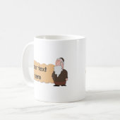 Custumizable Keramik-Tasse des jüdischen Rabbiners Kaffeetasse (Vorderseite Links)