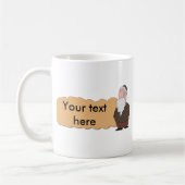 Custumizable Keramik-Tasse des jüdischen Rabbiners Kaffeetasse (Links)