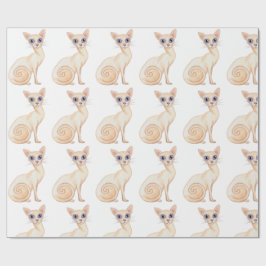 Cut Abyssinian Cat Geschenkpapier