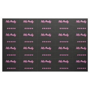 Cut and Sew - Let's Pawty + Neon Pfenoten - Katzen Stoff