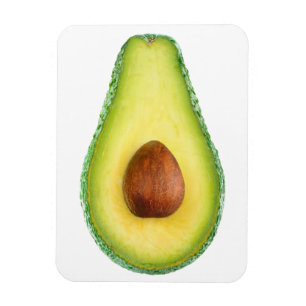 Cut avocado frucht magnet
