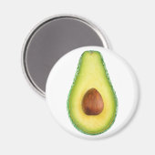 Cut avocado frucht magnet (Vorderseite/Rückseite)